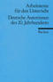 Deutsche Autorinnen des 20. Jahrhunderts