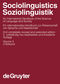 Sociolinguistics Vol 3 / Soziolinguistik 3.Tlbd