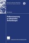 Pr&auml;ferenzmessung in industriellen Verhandlungen