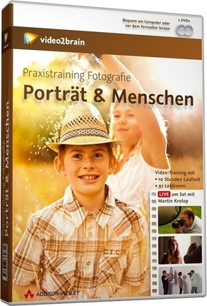 Praxistraining Fotografie: Portr&auml;t & Menschen, 2 DVD-ROMs