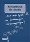 Kritzelblock f&uuml;r Studis