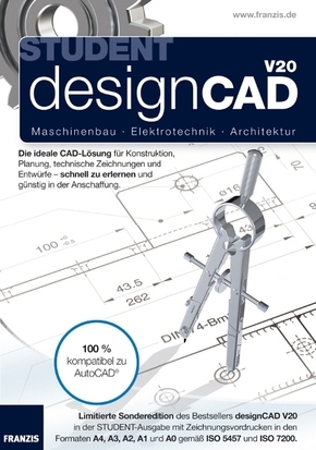 DesignCAD Student v20, Limitierte Sonderedition, CD-ROM