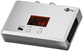 Breitband Audio-/Video-HF-Modulator mit LED (UHF/VHF)