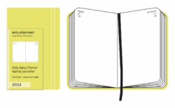 Moleskine Daily Diary / Planner XS, light green cover 2012