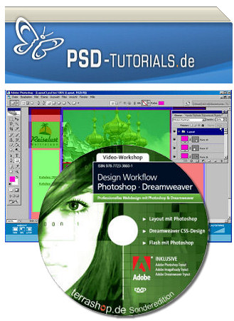 Webdesign mit Photoshop DVD